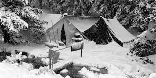 Tents in Snow